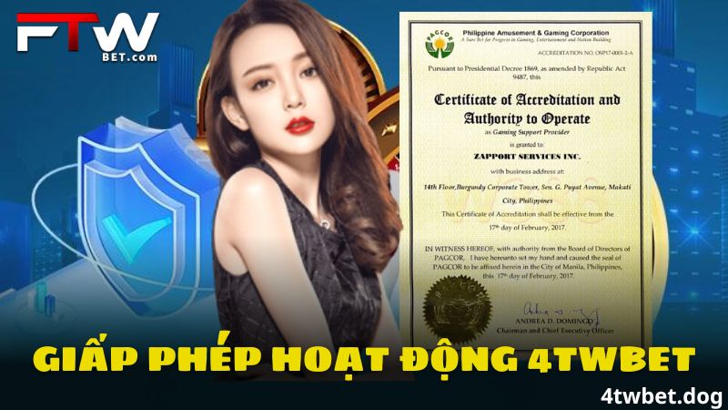 Giấy Phép Hoạt Động 4Twbet - Tìm Hiểu Về Nhà Cái