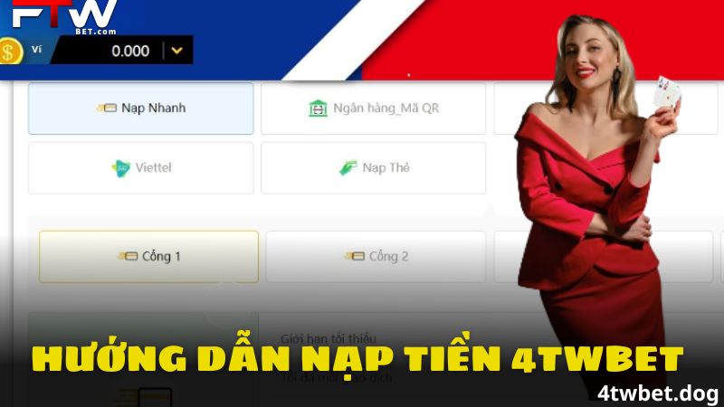 Hướng dẫn nạp tiền 4TWBET